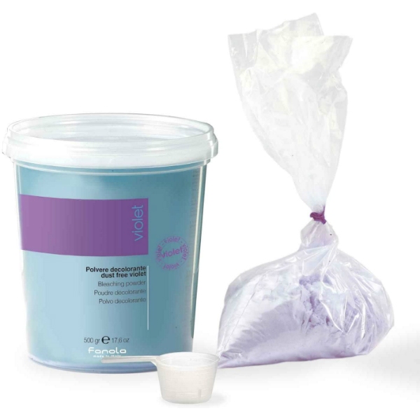 POLVO DECOLORANTE COMPACTO VIOLETA VASO 500 GR FAN