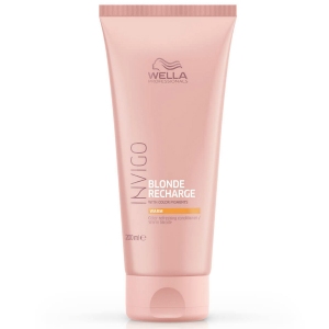 ACONDICIONADOR POTENCIADOR DEL COLOR BLONDE RECHARGE -WARM BLONDE- 200ML WELLA