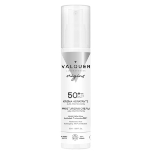 CREMA HIDRATANTE CON ALTA PROTECCION SOLAR SPF 50+ -UVA/UVB+ HYDROMANIL 50ML LABORATORIOS VALQUER