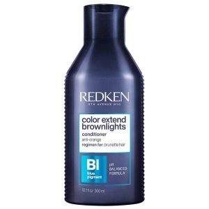 ACONDICIONADOR NEUTRALIZANTE PIGMENTO AZUL 300ML -COLOR EXTEND BROWNLIGHTS- REDKEN
