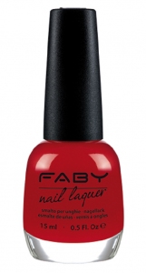 ESMALTE FABY´S RED. 15ML. LCF100