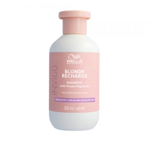 CHAMPU COOL BLONDE RECHARGE -MATIZ VIOLETA- 300ML INVIGO WELLA